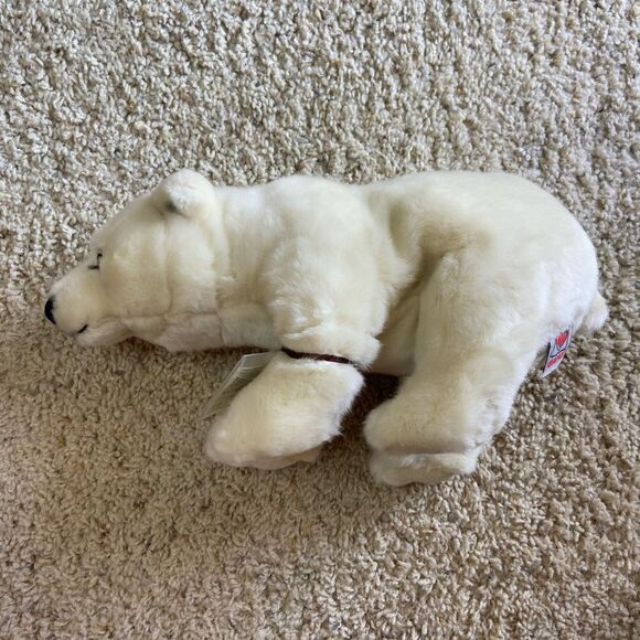 Nwt Vtg Ganz Webkinz Stuffed White Toy Bear Endangered Polar Plush Animal - Picture 10 of 14